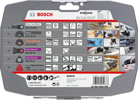 BOSCH Starlock Multiværktøjs tilbehørssæt (2608664624)