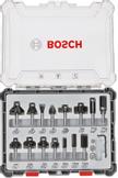 Bosch fresekutter - for bløtt tre, løvtre - 15 deler (2607017471)