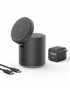 ANKER POWERWAVE MAG-GO 2-IN-1 WIRELESS STAND CHARGER BLACK ACCS (B2568311)