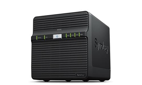 SYNOLOGY Disk Station DS420j - NAS server - 4 bays - RAID 0, 1, 5, 6, 10, JBOD - RAM 1 GB - Gigabit Ethernet - iSCSI support (DS420J)