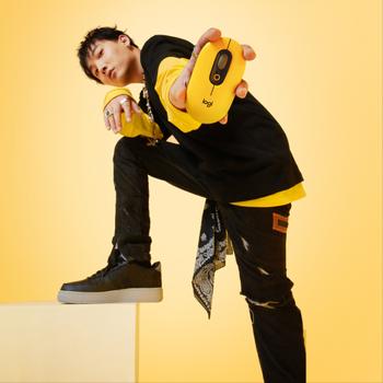 LOGITECH POP MOUSE - BLAST_YELLOW - EMEA (910-006546)