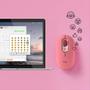 LOGITECH h POP - Mouse - customisable emoji - optical - 4 buttons - wireless - Bluetooth 5.1 LE - heart breaker (910-006548)