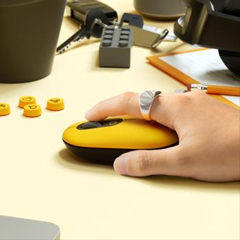 LOGITECH POP MOUSE - BLAST_YELLOW - EMEA (910-006546)