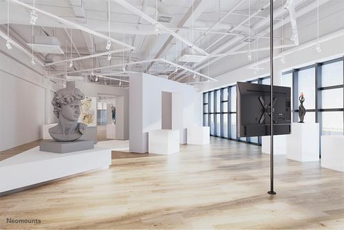 Neomounts by Newstar Screen Pole Clamp/ Truss Mount 1 pivot VESA 400x400 polediameter 28-50mm (FL40-430BL14)