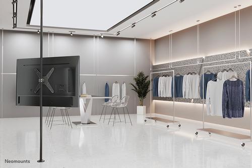 Neomounts by Newstar Screen Pole Clamp/ Truss Mount 1 pivot VESA 400x400 polediameter 28-50mm (FL40-430BL14)