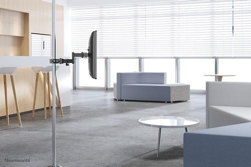 Neomounts by Newstar Screen Pole Clamp/ Truss Mount 3 pivots VESA 100x100 pole diameter 28-60mm (FL40-450BL11)