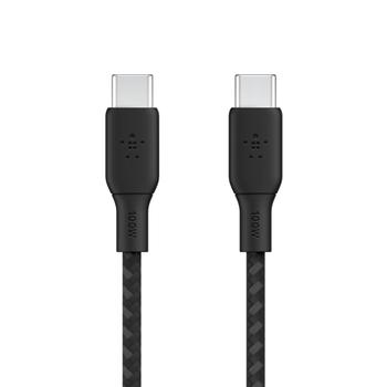 BELKIN 100w USB-C to USB-C Braided Cable 3M (CAB014BT3MBK)