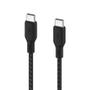 BELKIN 100w USB-C to USB-C Braided Cable 3M (CAB014BT3MBK)