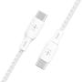 BELKIN 100w USB-C to USB-C Braided Cable 3M (CAB014BT3MWH)