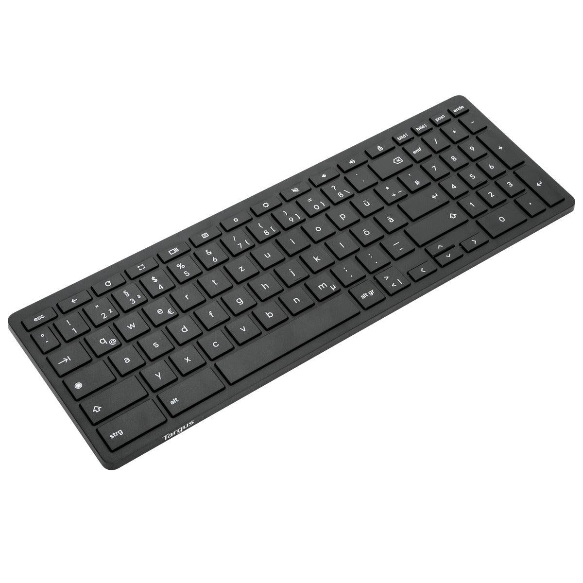 AKB872 - keyboard - works with chromebook - QWERTZ - German - black - Tastatur - Tysk - Svart