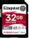 KINGSTON 32GB SDHC REACT PLUS UHS-II 300R/260W U3 V90 FULL HD/4K/8K EXT