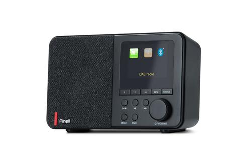 PINELL Supersound 001 DAB Radio Liten delikat DAB/ DAB+/ FM radio med BT. Sort (103071)