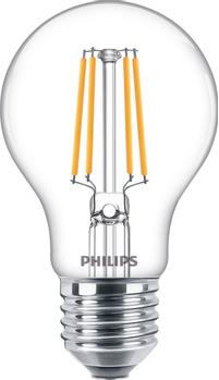 PHILIPS LED pære Classic Standard 4,3W/827 (40W) klar 3-pak E27 (929001890033)