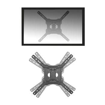 ACT Vesa Full Motion AC8354 tv-beugel wandmontage niet hoogteverstelbaar 55 inch 400 mm x 292 mm zwart (AC8354)