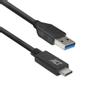 ACT USB-kabel - USB type A (M) naar 24 pin USB-C (M) - USB 3.2 Gen 1 - 20 V - 3 A - 1 m - zwart