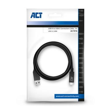 ACT USB-kabel AC7416 Zwart 1 m (AC7416)