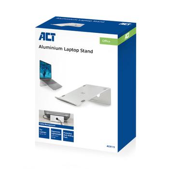 ACT Notebookstandaard - 15.6" - grijs (AC8115)