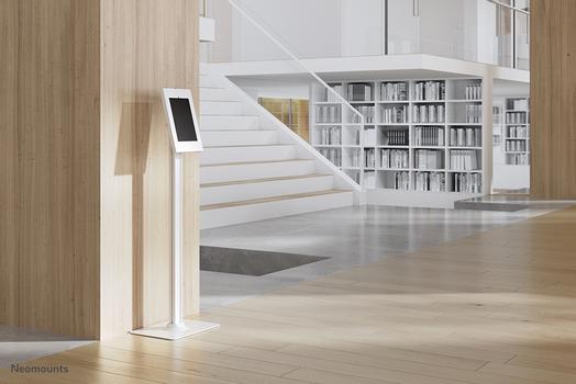 Neomounts by Newstar floor stand lockable tablet casing for Apple iPad PRO Air & Samsung Galaxy Tab (FL15-650WH1)