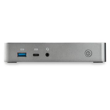 StarTech USB-C Dock, Dual Monitor 1080p HDMI Laptop Docking Station, 60W Power Delivery, 1x USB-C, 3x USB-A, Ethernet, Dual HDMI Video Display USB 3.1 Gen 1 Type-C Dock, Mac & Windows - 60W PD With Charging (D (DK30CHHPDEU)