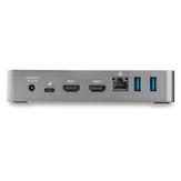 StarTech USB-C Dock, Dual Monitor 1080p HDMI Laptop Docking Station, 60W Power Delivery, 1x USB-C, 3x USB-A, Ethernet, Dual HDMI Video Display USB 3.1 Gen 1 Type-C Dock, Mac & Windows - 60W PD With Charging (D (DK30CHHPDEU)
