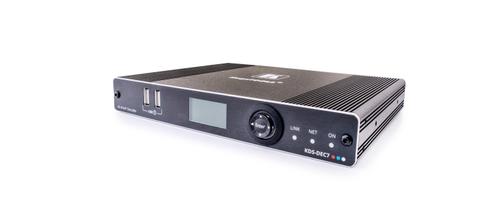 KRAMER HIGH–PERFORMANCE,  HIGHLY–SCALABLE,  AVOIP DECODER FOR 4K60 4:2:0, HDR10 OVER 1G NETWORK (60-000690)