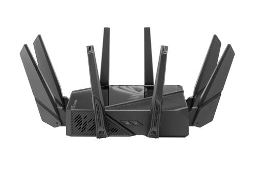 ASUS ROG Rapture GT-AXE16000 Quad-band WiFi 6E 802.11ax Gaming Router Dual 10G ports 2.5G WAN port VPN Fusion AiMesh support (90IG06W0-MU2A10)