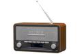 DENVER Bærbar radio DAB-18 - clock radio - Bluetooth - Stereo - Sølv