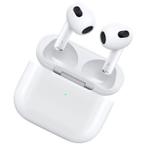 APPLE AirPods 3.gen Adaptive EQ, spatial audio, MagSafe, trådløst lading, IPX4 (MME73ZM/ A)