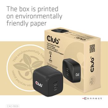 CLUB 3D Travel Charger Pps 45W Gan (CAC-1909EU)
