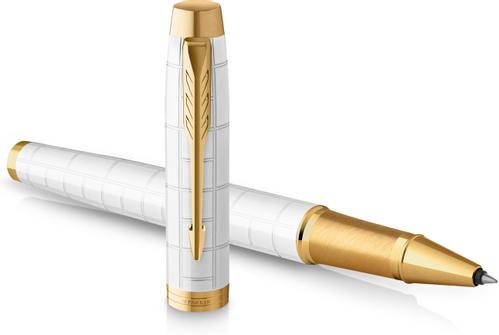 PARKER IM Premium Pearl GT -kuulamustekynä,  helmenvalkoinen/ kulta (2143646)