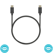MOTOROLA Premium USB-C to USB-C Cable 1.5m, Black/Gray