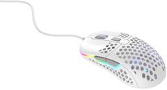 XTRFY M42 RGB Gaming Mouse White 16000dpi Mus Kablet Hvit