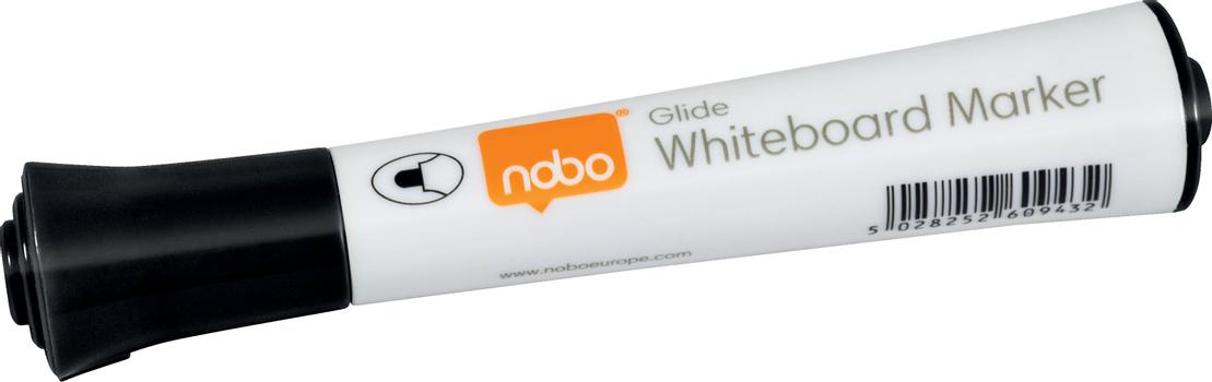 NOBO PENS GLIDE ROUND 2MM BLACK 10PCS - WHITEBOARD (1915264)