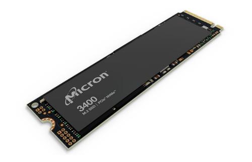 MICRON 3400 - SSD - encrypted - 512 GB - internal - M.2 2280 - PCIe 4.0 (NVMe) - 256-bit AES (MTFDKBA512TFH-1BC1AABYYR)