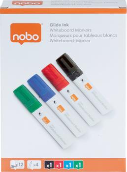 NOBO WB Marker Glide Jumbo skrå 10mm ass (4) (1915393)