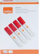 NOBO WB Marker Glide Jumbo skrå 10mm rød (4)