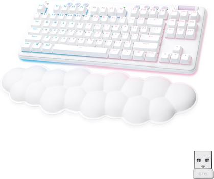 LOGITECH G715 Wireless Gaming Keyboard - OFF WHITE - PAN - NORDIC ND (920-010689)