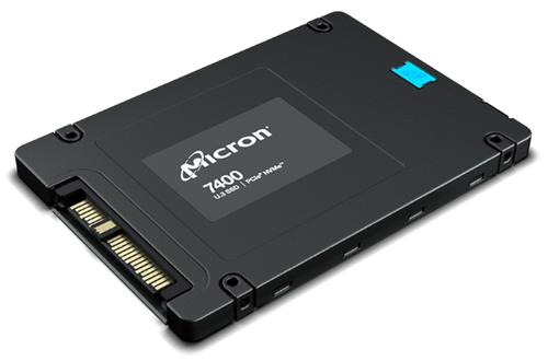 MICRON 7400 MAX - SSD - 1.6 TB - inbyggd - 2.5" - U.3 PCIe 4.0 (NVMe) (MTFDKCB1T6TFC-1AZ1ZABYYR)