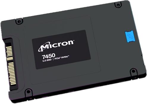 MICRON 7450 MAX - SSD - 3.2 TB - internal - 2.5" - U.3 PCIe 4.0 (NVMe) (MTFDKCC3T2TFS-1BC1ZABYYR)