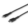 STARTECH 1M USB C TO LIGHTNING CABLE BLACK - ARAMID FIBER CABL