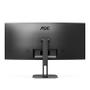 AOC CU34V5C34IN 86.360CM  VA 3440x1440 1 ms gtg 21.9 Black MNTR (CU34V5C)