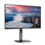 AOC 27, 2560x1440,  IPS, Flat, H/A 130 MM, USB-C DISPLAY, power delivery > 65 W, 75 Hz, FreeSync, USB HUB, SPEAKERS,  -, Low blue light, USB-Cx1, DPx1,  -, HDMIx1,  -, Brightness 300 cd/m2, V-LINE (Q27V5C/BK)