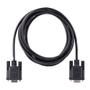 STARTECH StarTech.com 3m RS232 Serial Null Modem Cable, Crossover Serial Cable w/ Al-Mylar Shielding,  DB9 Serial COM Port Cable Female to Male, Compatible w/DTE Devices - Tool-Less Design w/ Thumbscrews,  Black,  (9FMNM-3M-RS232-CABLE)