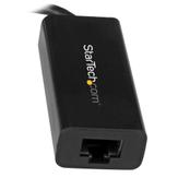 StarTech USB C to Gigabit Ethernet Adapter - Black - USB 3.1 to RJ45 LAN Network Adapter - USB Type C to Ethernet (US1GC30B) - nettverksadapter - USB-C - Gigabit Ethernet (US1GC30B)