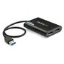 STARTECH USB TO DUAL DISPLAYPORT ADAPTER - 4K 60HZ - USB 3.0 (5GBPS) CABL