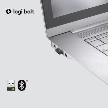 LOGITECH Lift Vertikal Business mus (graphite) Ergonomisk,  Bluetooth/ Logi Bolt USB-mottaker,  4000 dpi, 4 knapper (910-006494)
