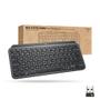 LOGITECH h MX Keys Mini for Business - Keyboard - backlit - wireless - Bluetooth LE - QWERTY - International English - graphite