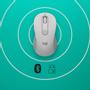 LOGITECH h Signature M650 for Business - Mouse - wireless - 2.4 GHz, Bluetooth - Logitech Logi Bolt USB receiver - off-white (910-006275)