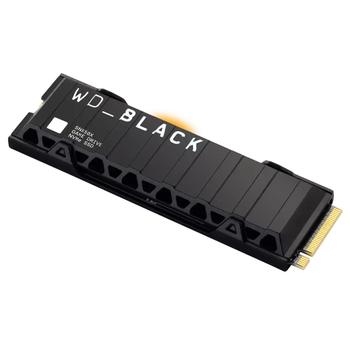 WESTERN DIGITAL WD_BLACK SN850X NVMe SSD WDBB9H0010BNC - SSD - 1 TB - internal - M.2 2280 - PCIe 4.0 (NVMe) - integrated heatsink - black (WDBB9H0010BNC-WRSN)