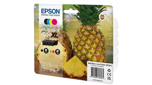 EPSON 604XL Multipack - 4-pack - XL - svart, gul, cyan, magenta - original - blister - bläckpatron - för EPL 4200, Home Cinema 3200, Stylus Photo 2200 (C13T10H64010)